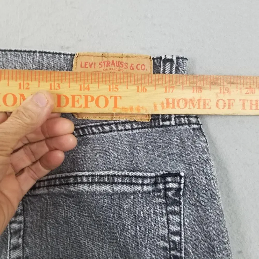 Levis 541 Jeans Mens 36x31 Gray Light‎ Wash Athletic Tapered Stretch Denim Pants